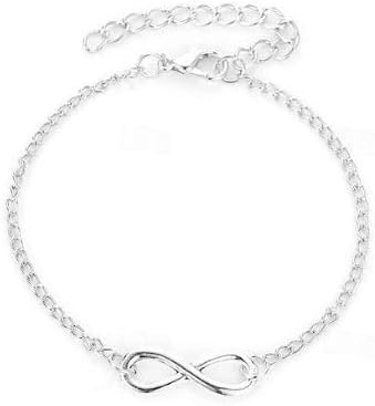 Silver-Tone Infinity Symbol Bracelet